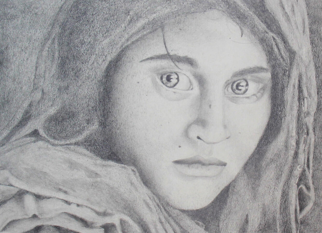 Girl With the Piercing Eyes. Kristen Hannah. c. 2019